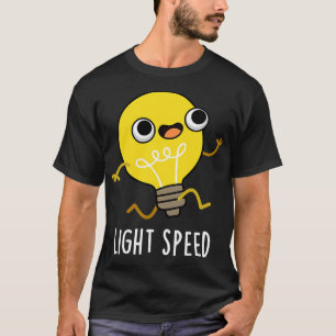 Camiseta Pun de bombilla de velocidad corta con circulación