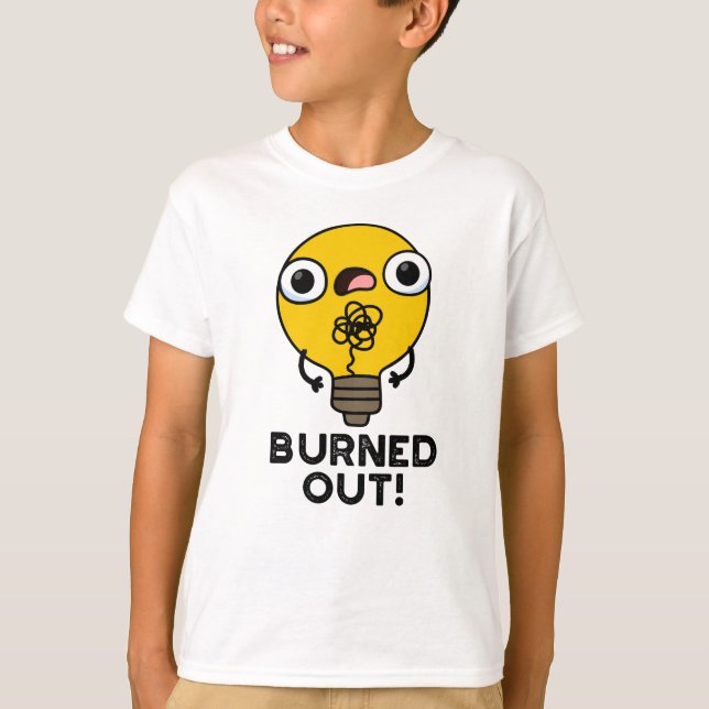Camiseta Pun de bombilla divertida (Anverso)