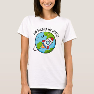 Camiseta Pun de cohete divertida de tu mundo