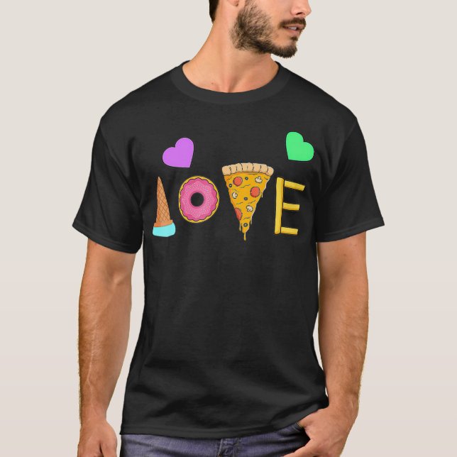 Camiseta Pun de comida chatarra I divertidos puntos de comi (Anverso)