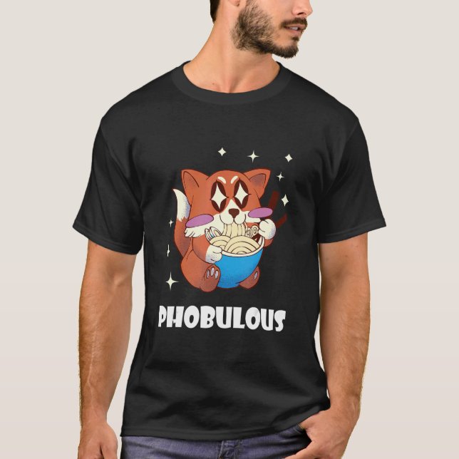 Camiseta Pun de comida Pho King Fox Pho comida vietnamita (Anverso)