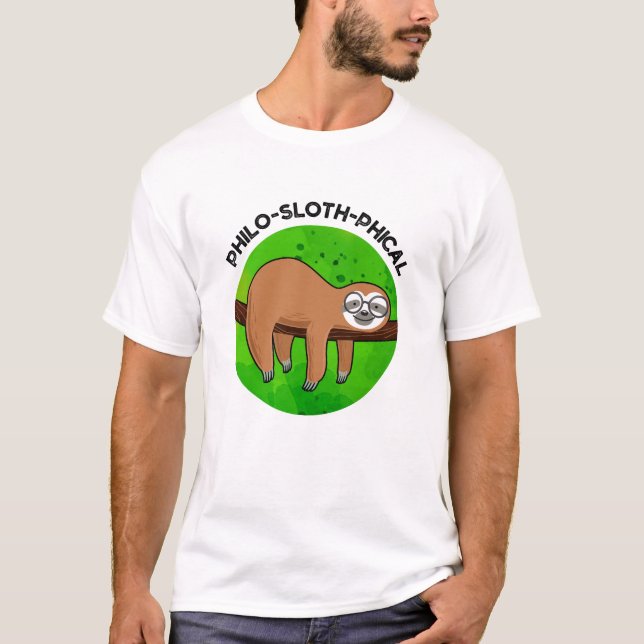 Camiseta Pun de conmoción animal con honestidad filosófica (Anverso)