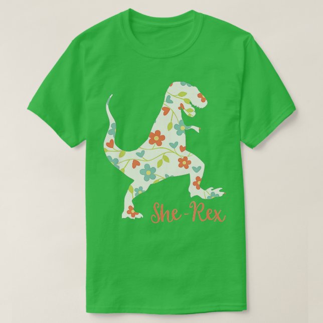 Camiseta Pun de dinosaurio rex rex (Diseño del anverso)
