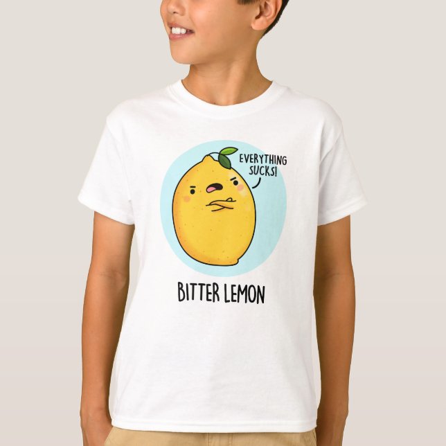 Camiseta Pun de fruta divertida con limón (Anverso)