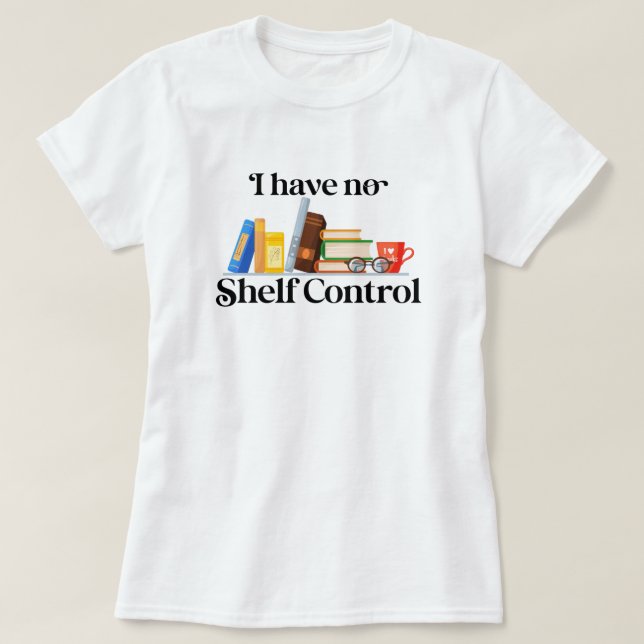 Camiseta Pun de lectura de libros (Diseño del anverso)
