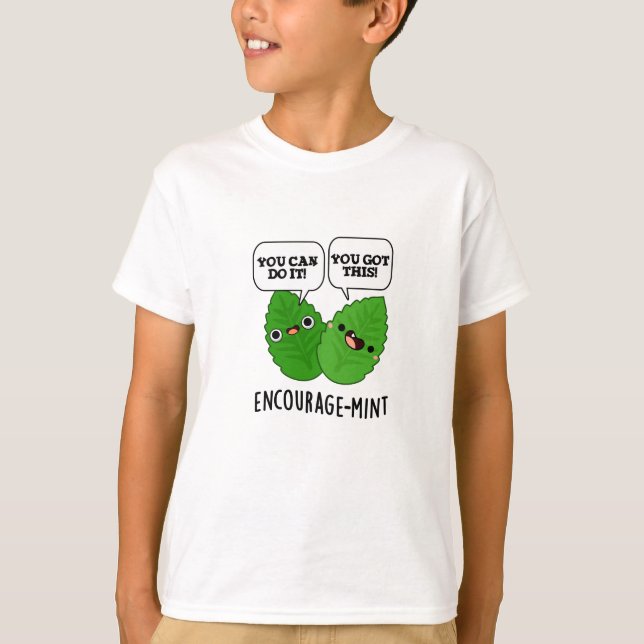 Camiseta Pun de menta positiva para la menta (Anverso)