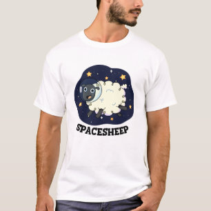 Camiseta Pun de oveja astronauta divertida