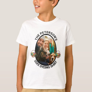 Camiseta Pun de Pascua   Personalizado 2025 Foto de la fami