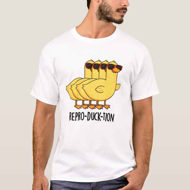Camiseta Pun de pato animal divertido para repro-duck-tion (Anverso)