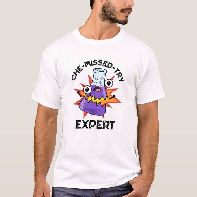 Camiseta Pun de química científica divertida (Anverso)