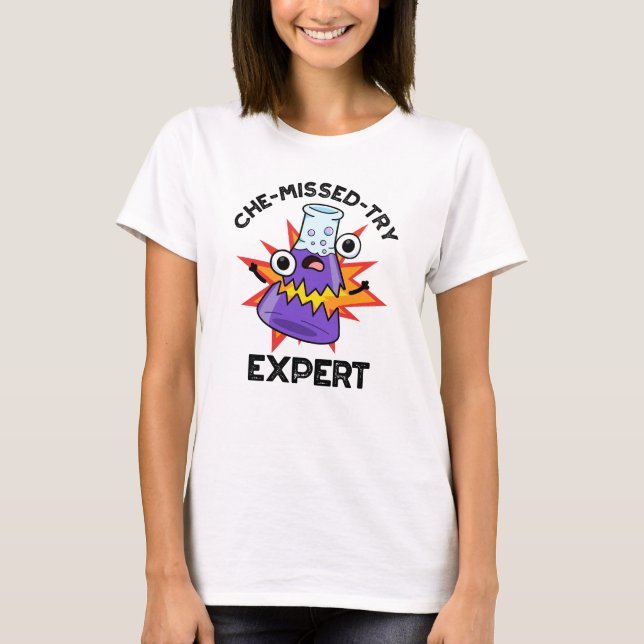 Camiseta Pun de química científica divertida (Anverso)
