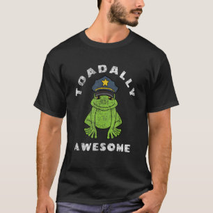 Camiseta Pun de rana retro toad toad toadally todopoderoso