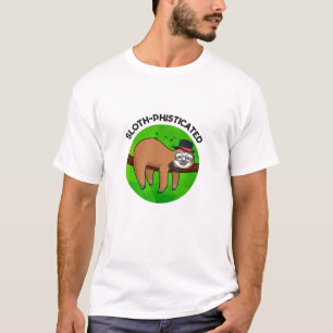 Camiseta Pun de ranura para animales divertidos con falseda