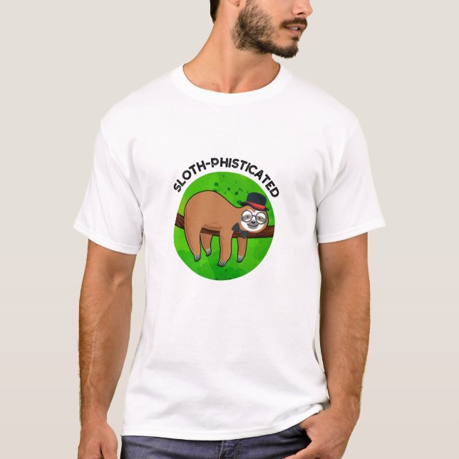 Camiseta Pun de ranura para animales divertidos con falseda (Anverso)