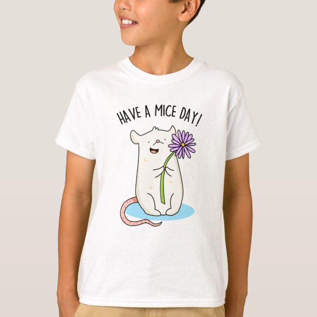 Camiseta Pun De Ratón Gracioso En El Día Del Ratón (Anverso)