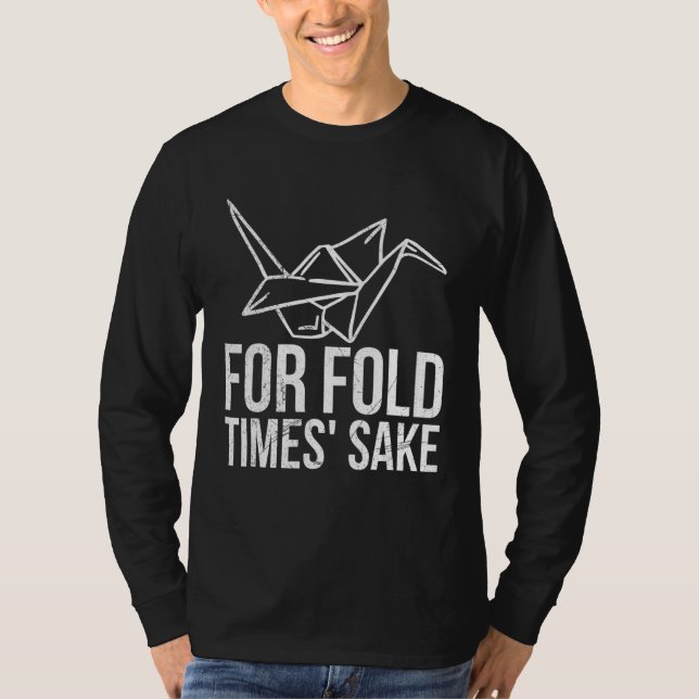 Camiseta Pun de sake para un maestro de origami (Anverso)