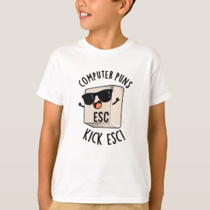 Camiseta Pun de teclado divertido para puntajes de computad