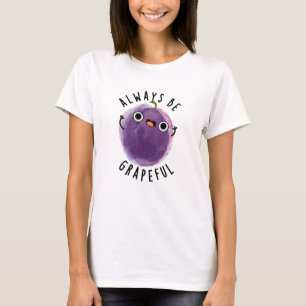 Camiseta Pun de uva divertida y grapeada