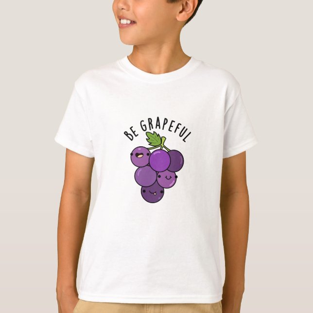 Camiseta Pun de uva Grapeful positivo (Anverso)