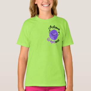 Camiseta Pun de uva positiva - Lograr la Grapitud