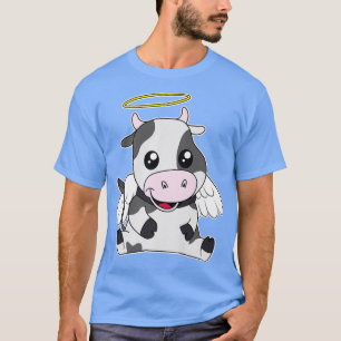 Camiseta Pun de vaca sagrada Cute Manga Kawaii Boda fuerte