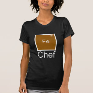 Camiseta Pun del elemento del chef de hierro