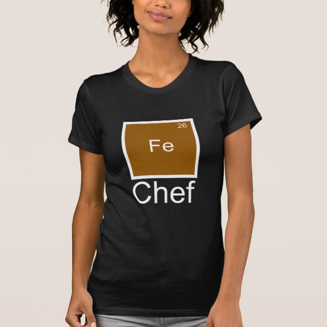Camiseta Pun del elemento del chef de hierro (Anverso)