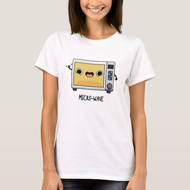 Camiseta Pun divertido de microondas (Anverso)