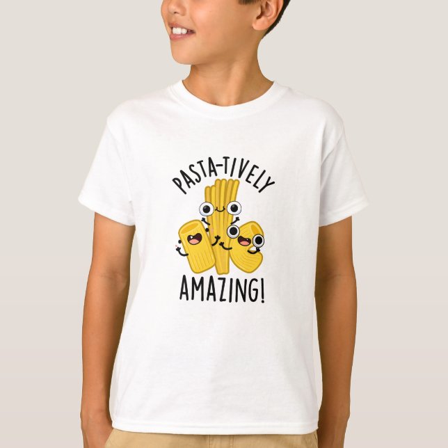 Camiseta Pun divertido de pasta asombrosa (Anverso)