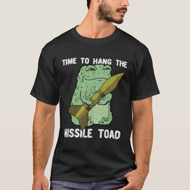 Camiseta Pun Festive Mistletoe Frog Toad Trastornado (Anverso)