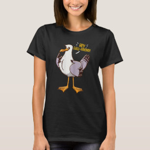 Camiseta Pun For Women Hey Gull Friend Seagull Bird Mejor G