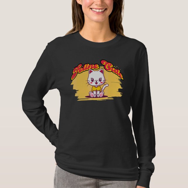 Camiseta Pun gato felino 1 (Anverso)