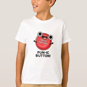 Camiseta Pun-ic Button Funny Pun