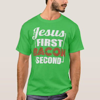 Camiseta Pun Jesús del Amante de la Comida Primer Bacalao 2