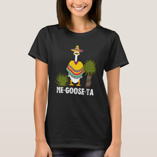 Camiseta pun mexicano ME GANSITO Me Gusta (Anverso)