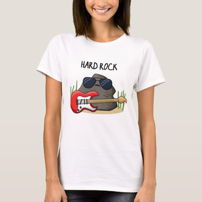 Camiseta Pun musical de música divertida de Rock Duro (Anverso)