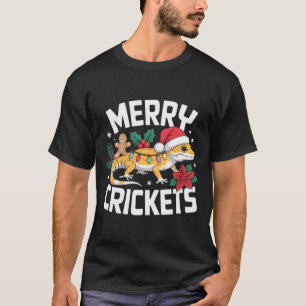 Camiseta Pun Navidades de Cute Leopard Gecko