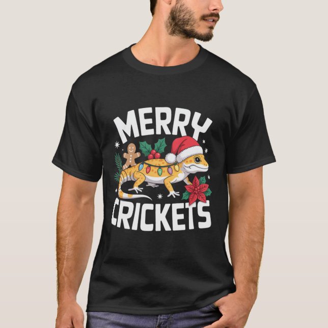 Camiseta Pun Navidades de Cute Leopard Gecko (Anverso)