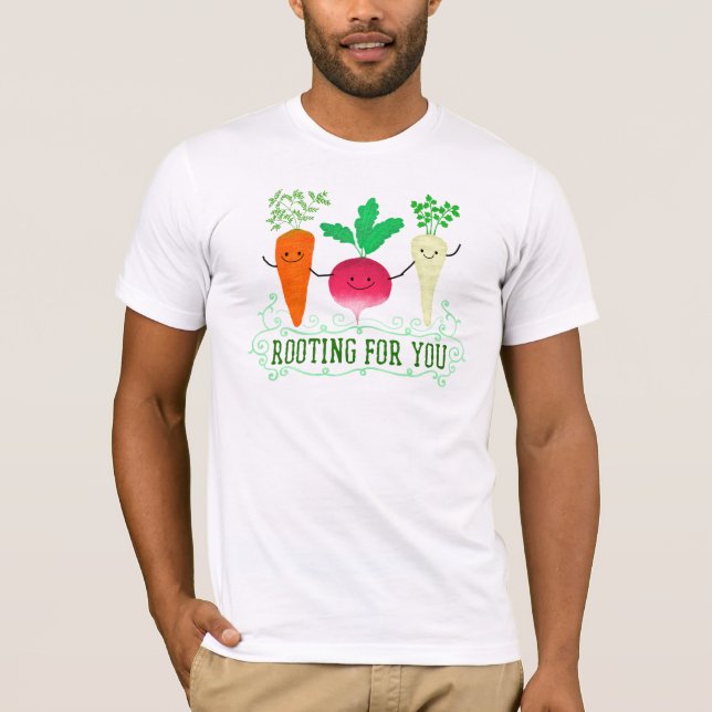 Camiseta Pun raíz positivo - Raíz por usted (Anverso)