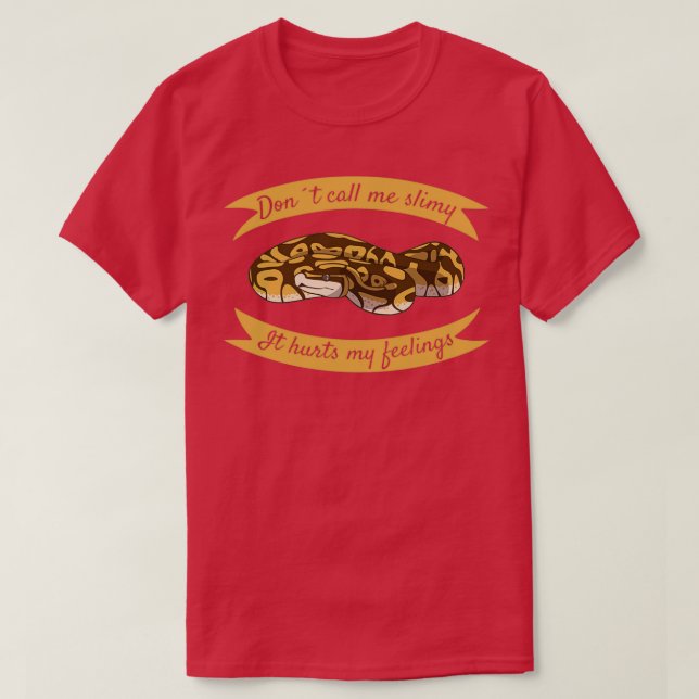 Camiseta Pun Slimy Reptile (Diseño del anverso)