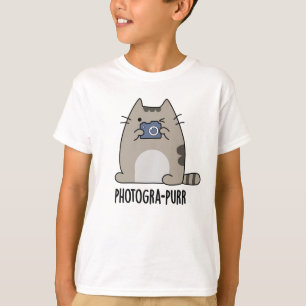 Camiseta Pun, un gracioso fotógrafo gato de Photograh-purr