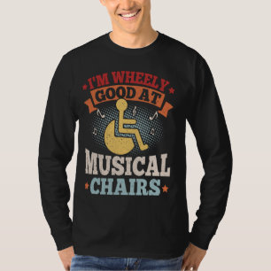 Camiseta Pun, usuario de silla de ruedas para un musical di