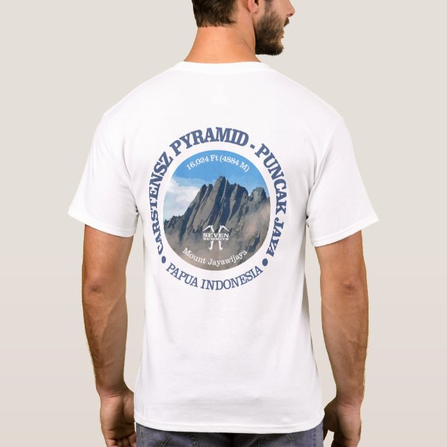 Camiseta Puncak Jaya (Pirámide de Carstensz) (Reverso)