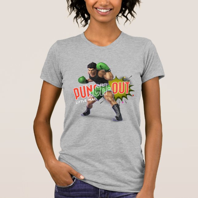 Camiseta Punch out (Boxing Sport) | Adaptación delgada de l (Anverso)