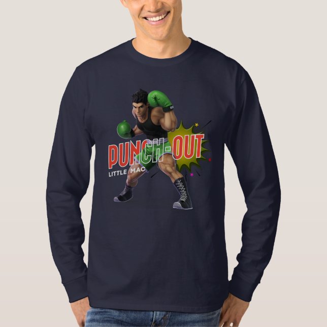 Camiseta Punch out (Boxing Sport) | Larga manga de los homb (Anverso)