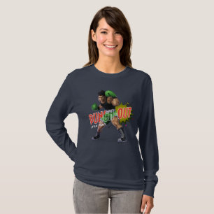 Camiseta Punch out (Boxing Sport)   Mujeres de manga larga