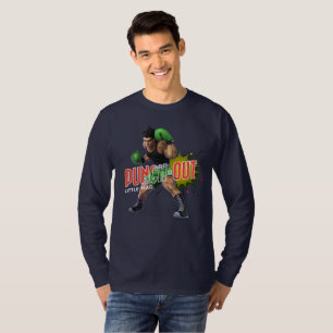 Camiseta Punch Out (Deporte de Boxeo) Manga Larga para Ho