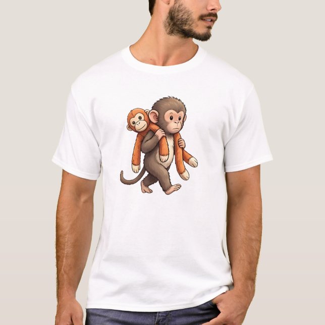 Camiseta Punch The Baby Monkey Design (Anverso)