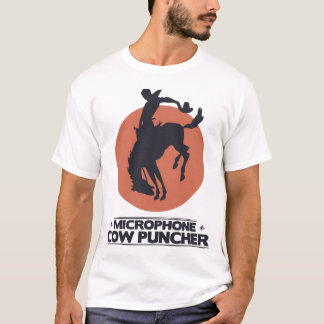 Camiseta Puncher de la vaca del micrófono