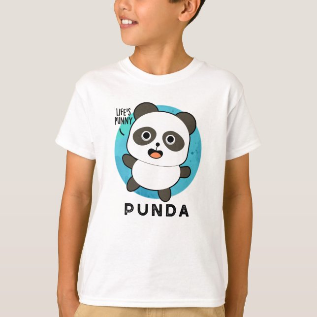 Camiseta Punda Graciosa Animal Panda Pun (Anverso)
